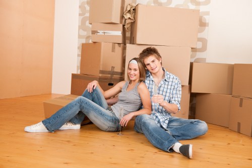 Man and van service helping with a local move in Claphampark