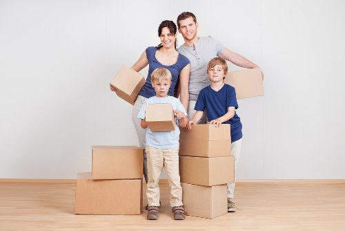 Office relocation team planning a commercial move in Claphampark