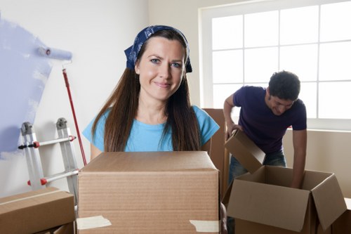 Local movers handling stairs and access in a Claphampark flat