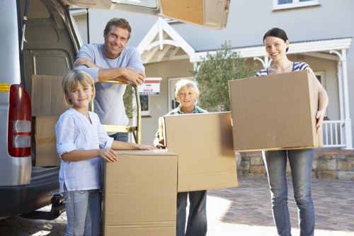 Commercial removals support for a small business move in Claphampark
