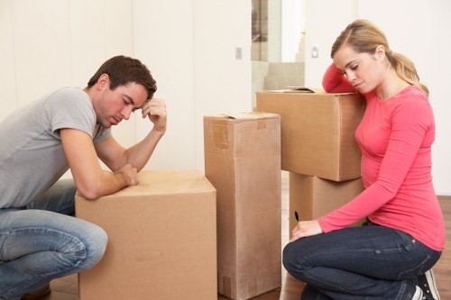 House move using a removal van in Claphampark