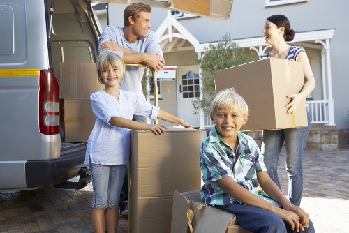 Local man with van loading items for a Claphampark move