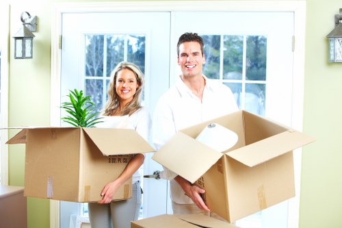 Local moving service transporting household items across Claphampark
